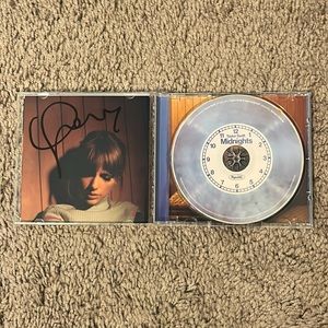 Midnights Album signed by Taylor Swift
